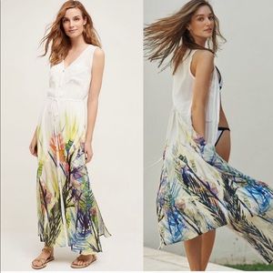 Anthro Mermaid Watergarden Beach Dress